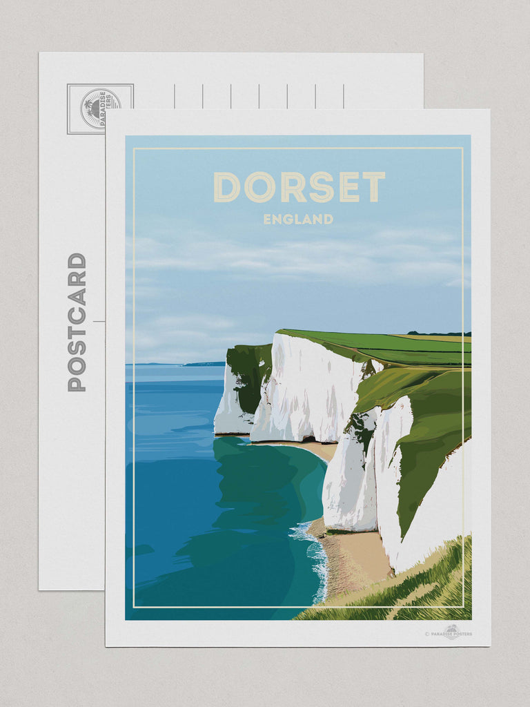 Dorset England Travel Poster Print England Europe