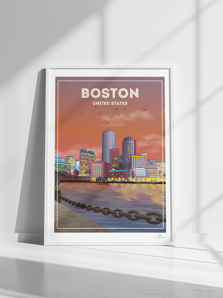 Boston United States Poster Print new north america United States