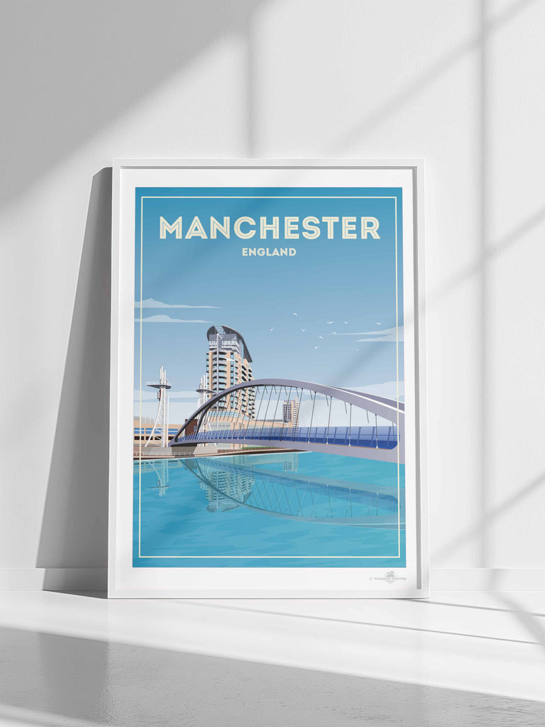 Manchester England Poster Print England new