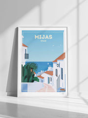 Mijas Spain Travel Poster Print
