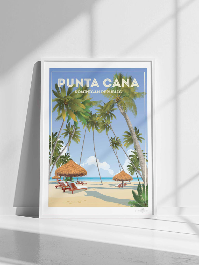 Punta Cana Dominican Republic Travel Poster Print