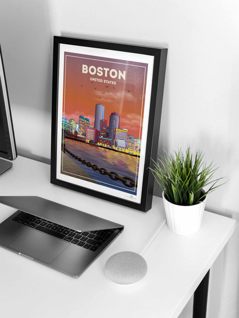 Boston United States Poster Print new north america United States