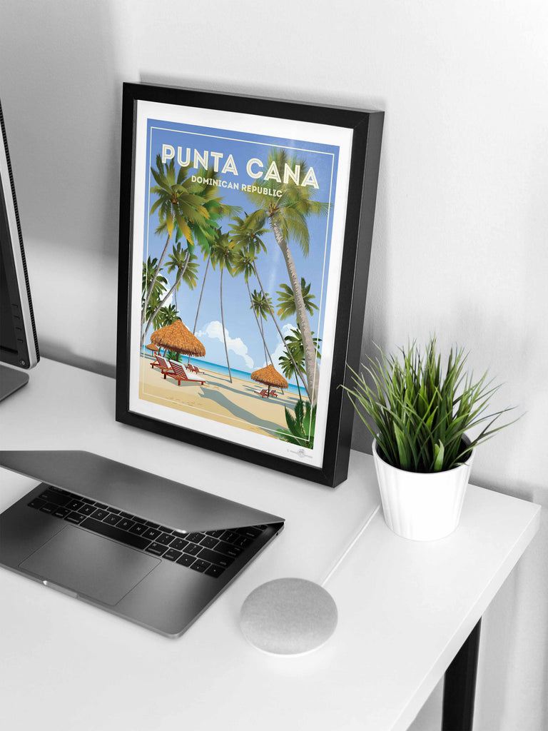 Punta Cana Dominican Republic Travel Poster Print