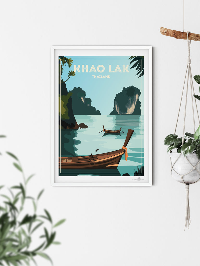 Khao Lak Thailand Poster Print new United States