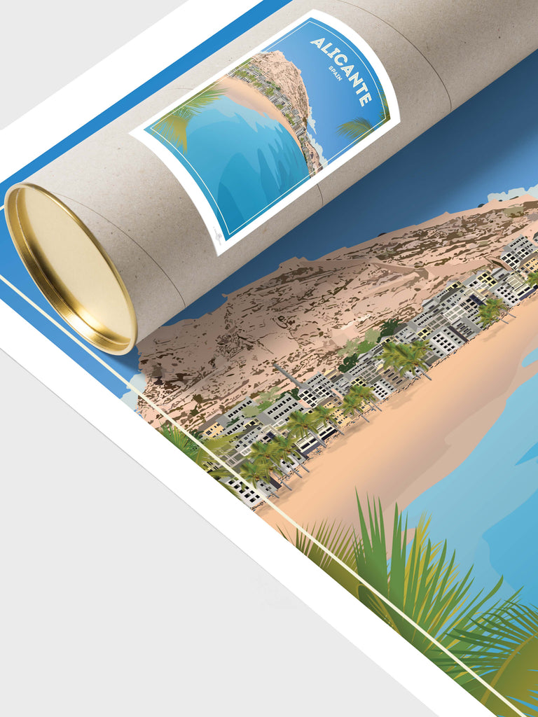 Alicante Spain Travel Poster Print Europe Spain