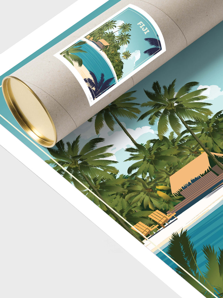 Fiji Travel Poster Print oceania