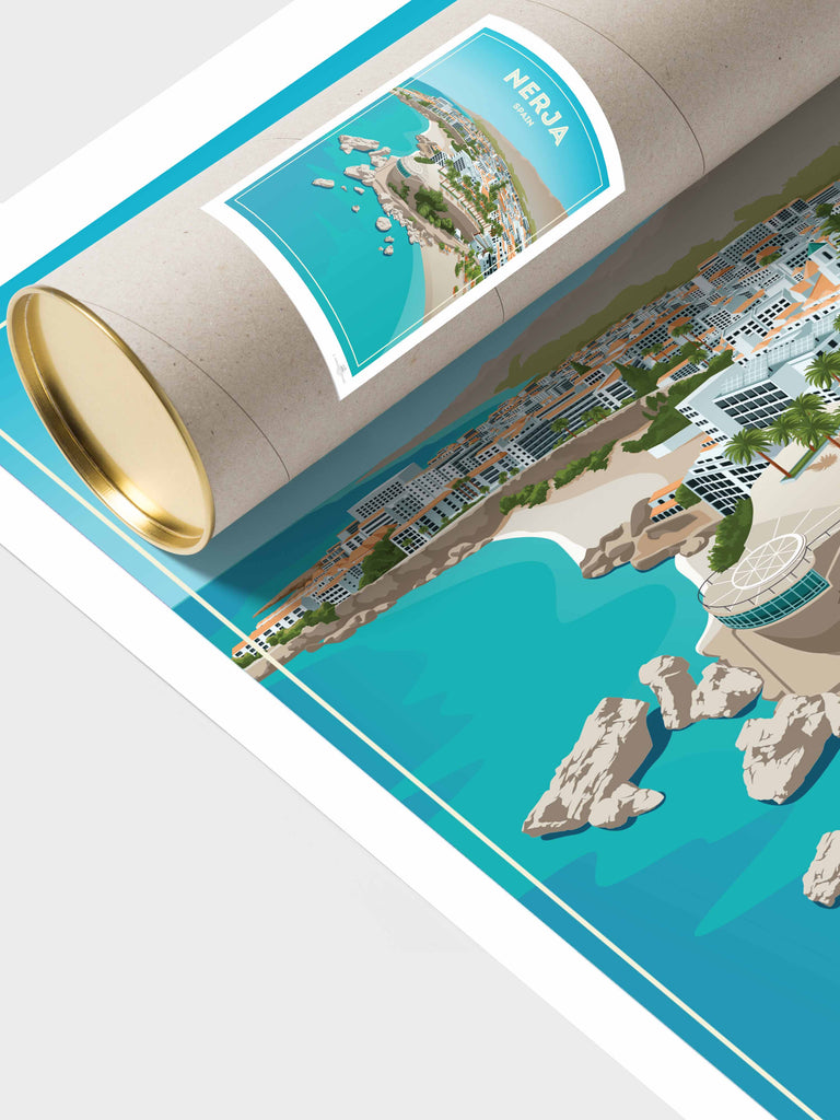 Nerja Spanien Reiseposter Druck Europa neu Spanien