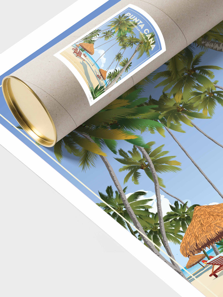 Punta Cana Dominican Republic Travel Poster Print