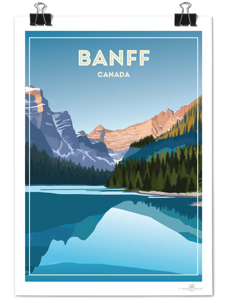 Banff Canada Poster Print XL Poster (A1 594 x 841mm) Unframed Canada new north america