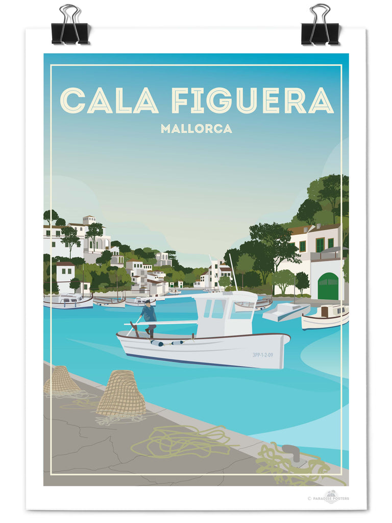 Cala Figuera Mallorca Poster Print XL Poster (A1 594 x 841mm) Unframed Europe new