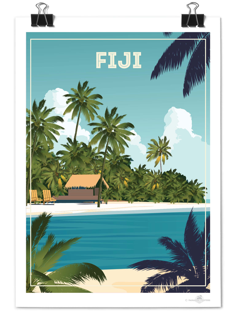 Fiji Travel Poster Print oceania