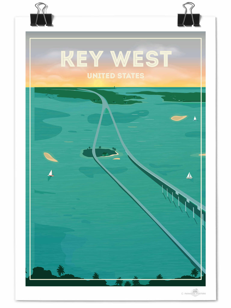 Key West United States Poster Print new north america