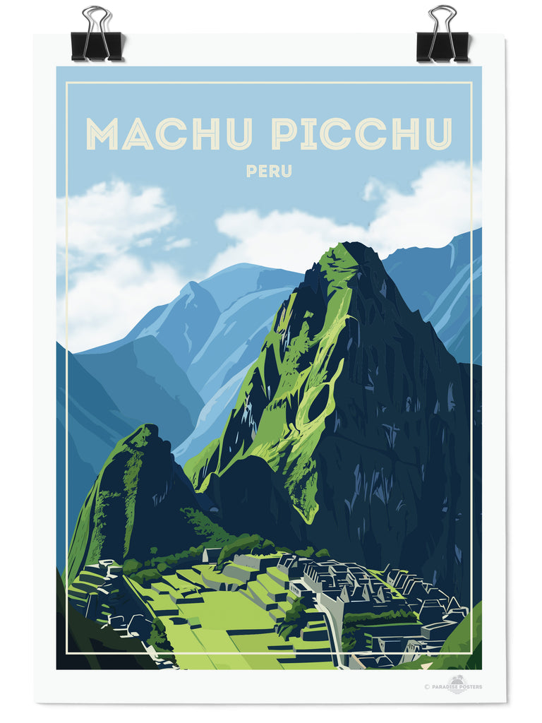 Machu Picchu Peru Poster Print new peru south america