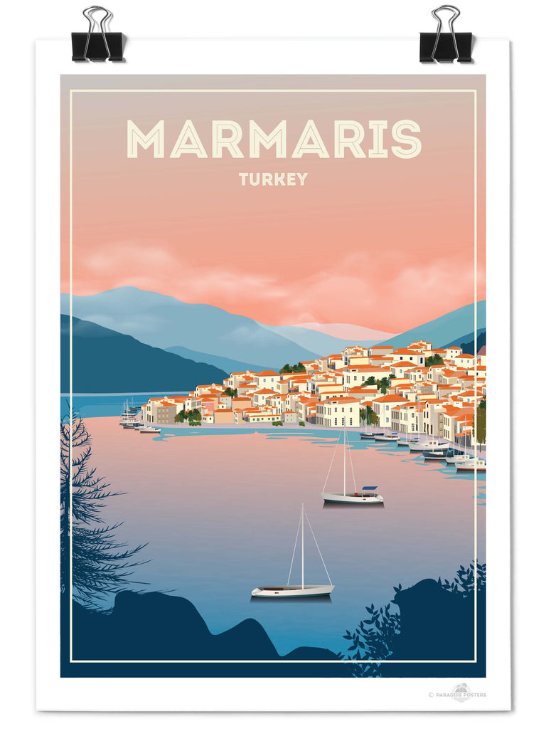 Marmaris Turkey Poster Print Europe new Turkey