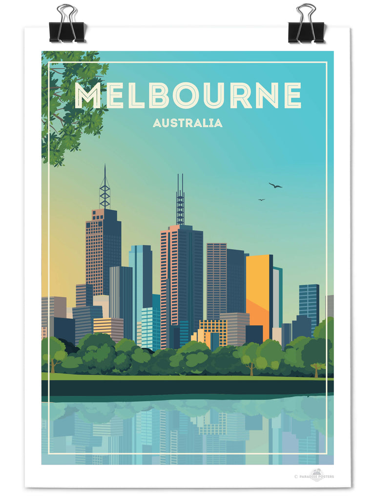 Melbourne Australia Poster Print Australia new