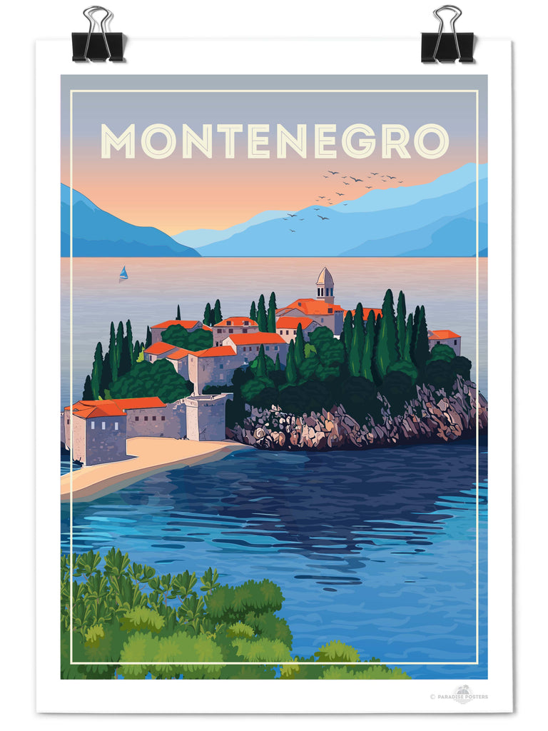 Montenegro Poster Print XL Poster (A1 594 x 841mm) Unframed Europe new