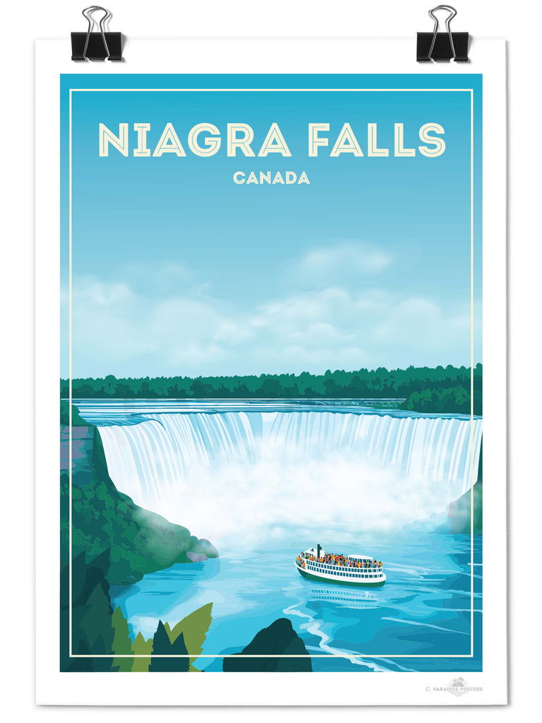 Niagra Falls Canada Poster Print XL Poster (A1 594 x 841mm) Unframed Canada new north america