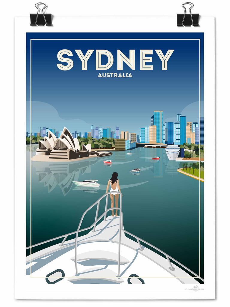 Sydney Australia Travel Travel Poster Print Australia Sydney