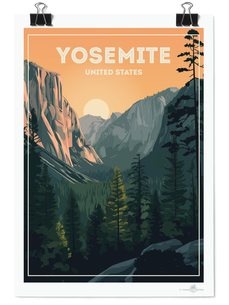 Yosemite United States Poster Print new north america United States