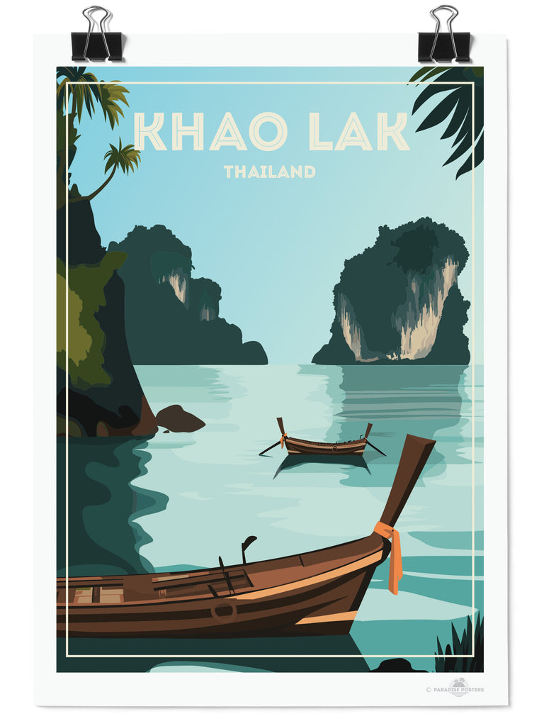 Khao Lak Thailand Poster Print new United States