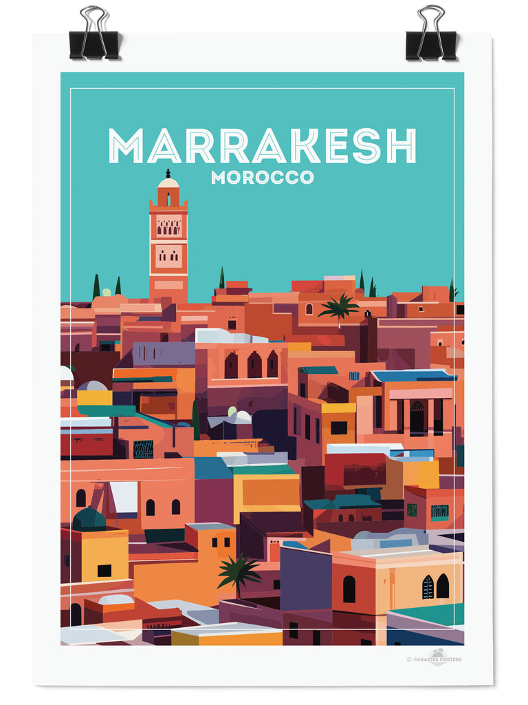 Marrakesh Morocco Poster Print Africa morocco new