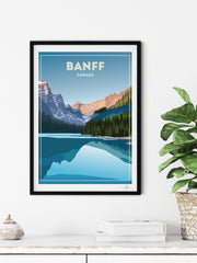 Banff Canada Travel Poster Print