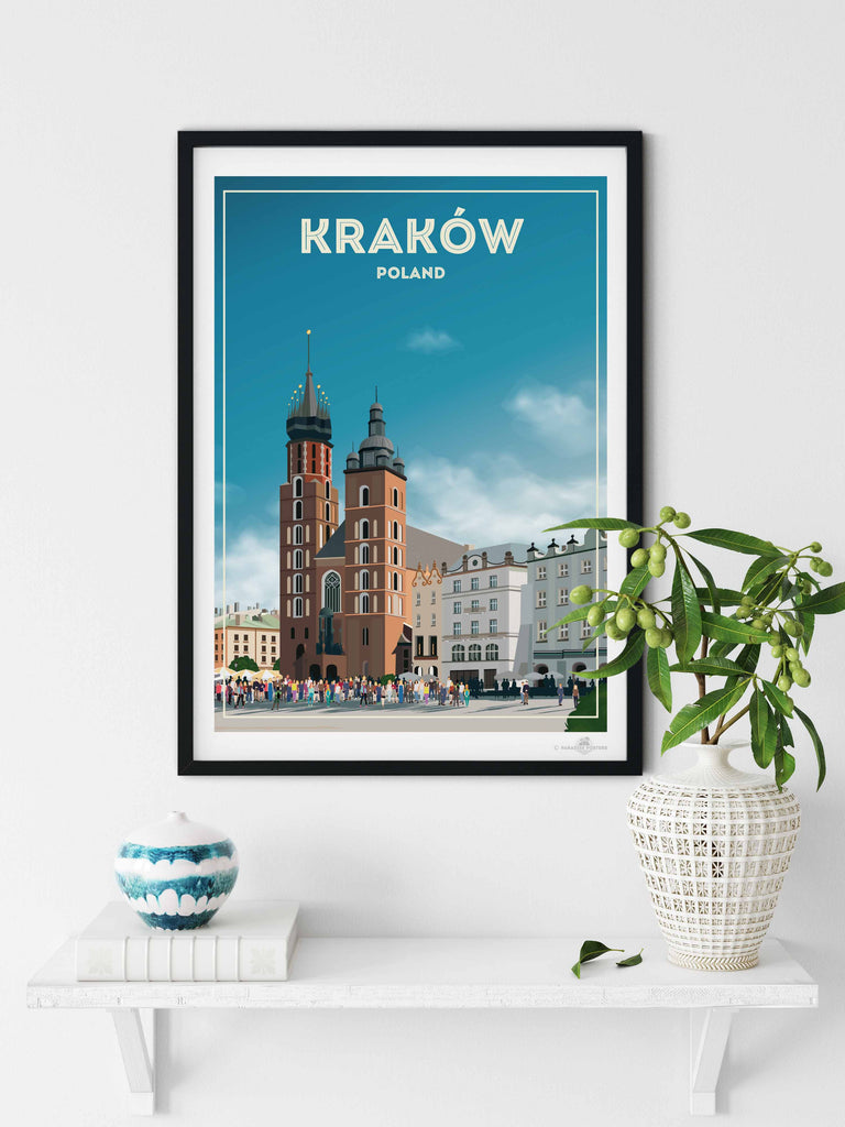 Kraków Poland Poster Print Europe new