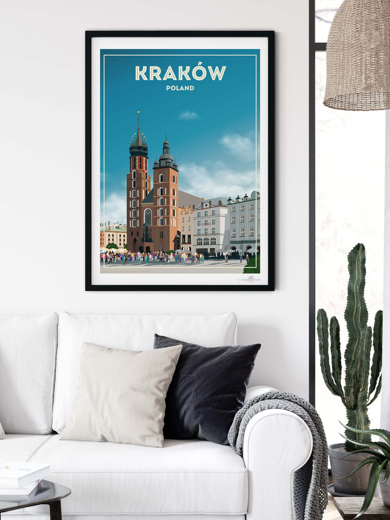 Kraków Poland Poster Print Europe new