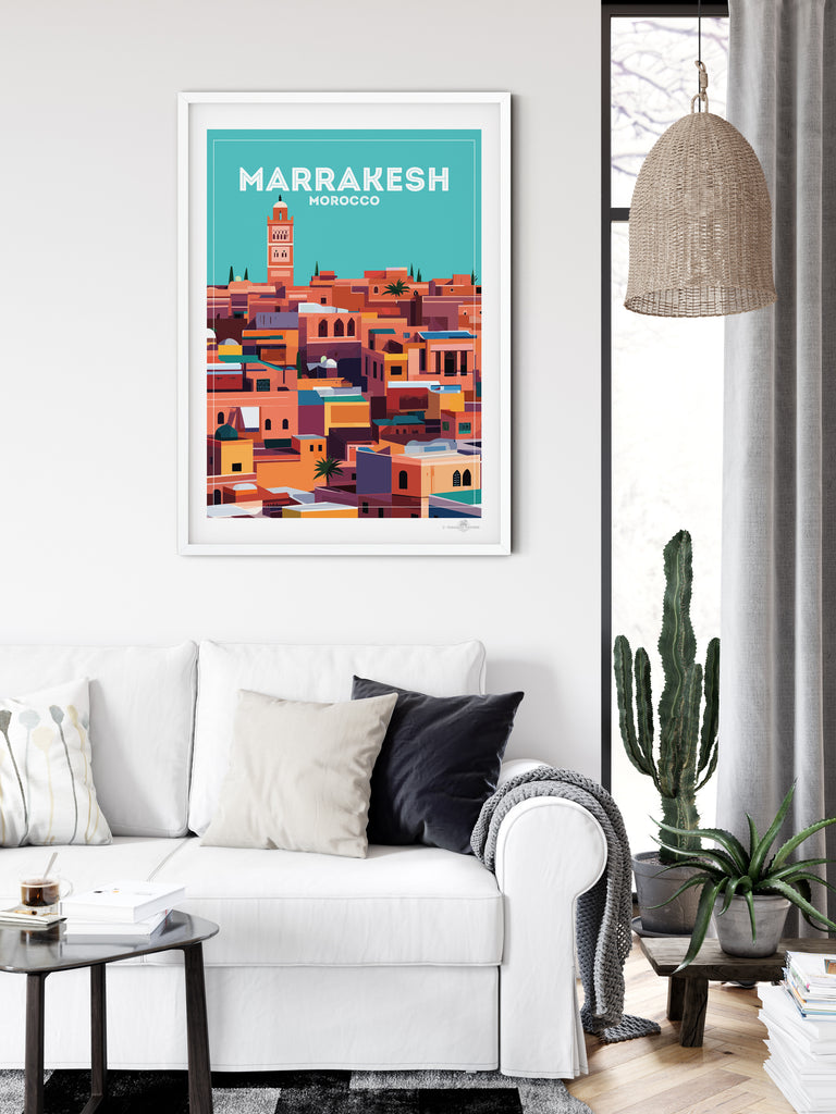 Marrakesh Morocco Poster Print Africa morocco new