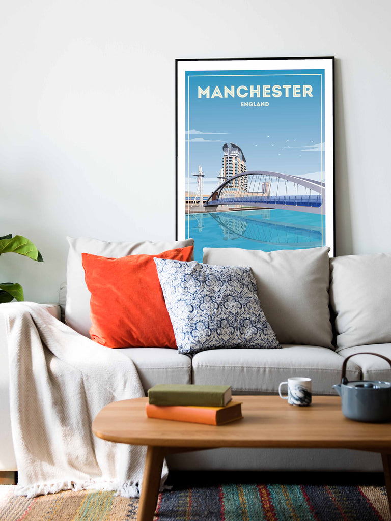 Manchester England Poster Print England new