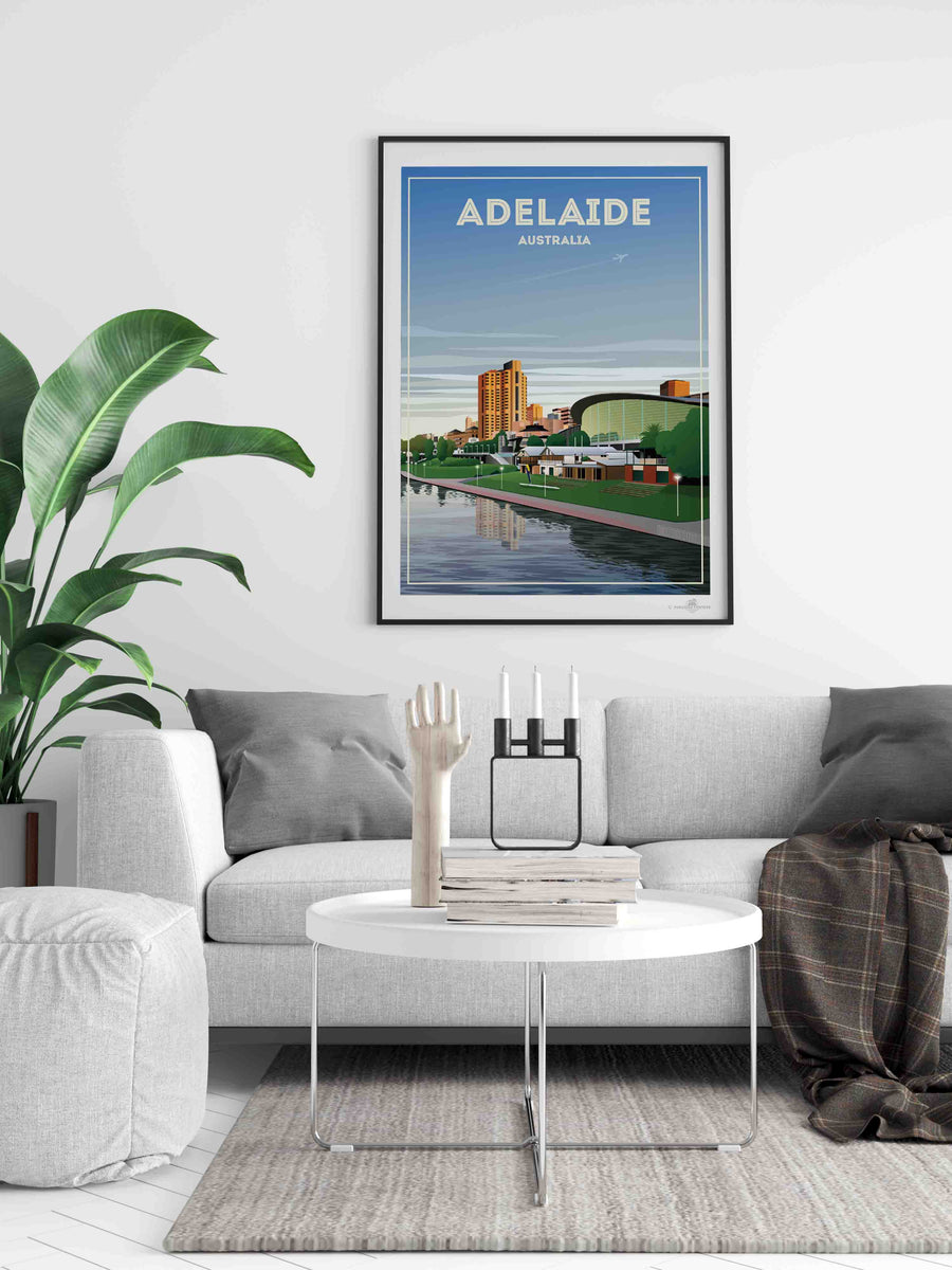 Adelaide Australia Travel Poster Print – Paradise Posters