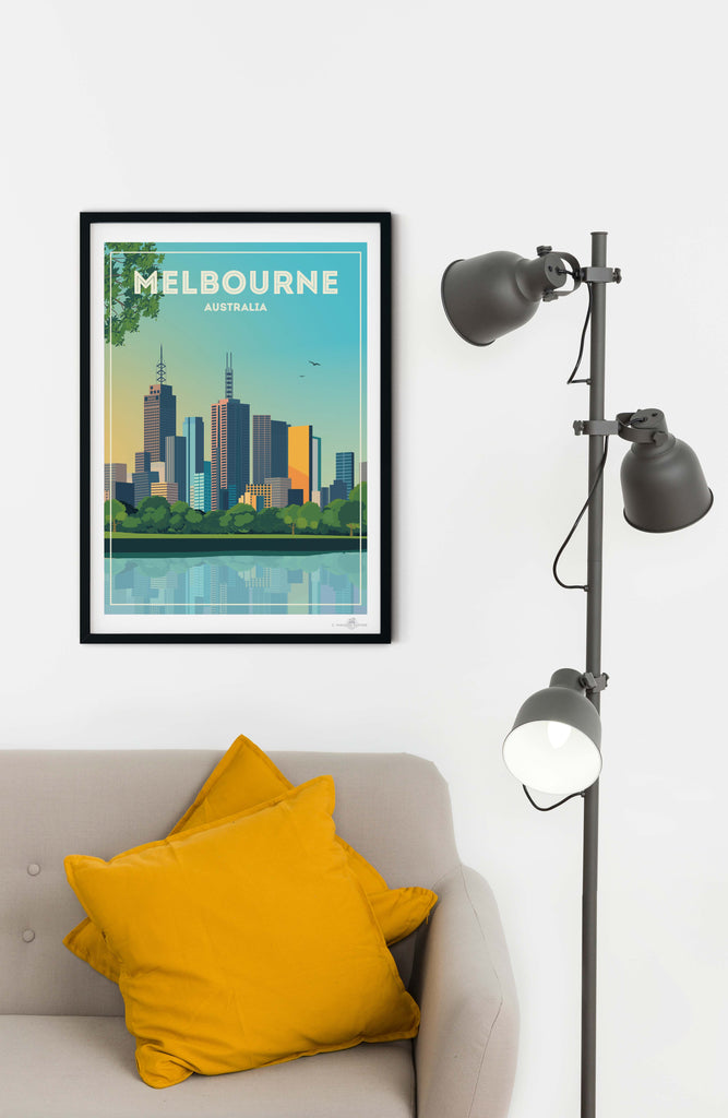 Melbourne Australia Poster Print Australia new