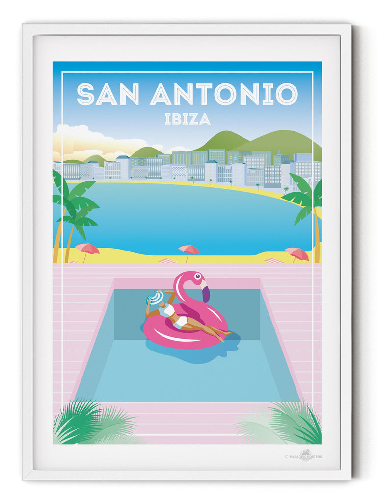 San Antonio Ibiza Poster Print Ibiza San Antonio Spain