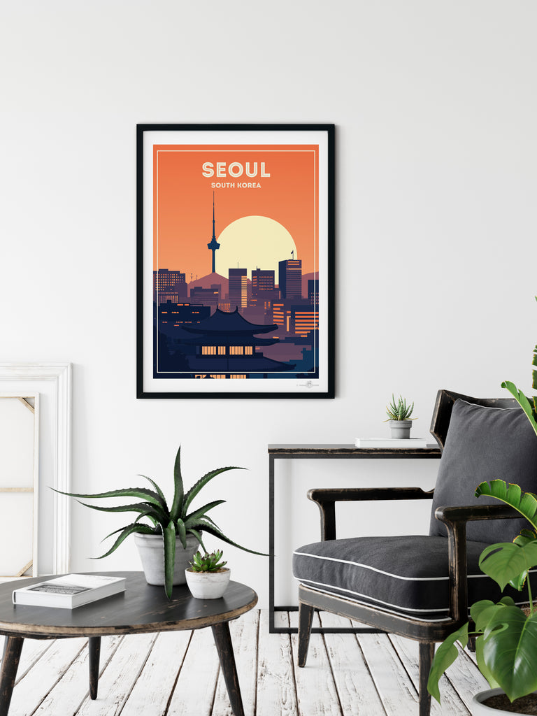 Seoul South Korea Poster Print Asia new seoul south korea