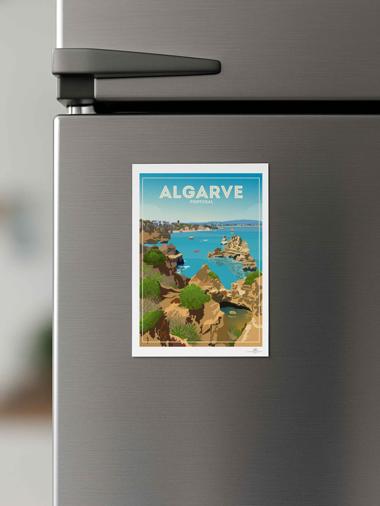 Algarve Portugal Travel Poster Print Algarve Europe Portugal