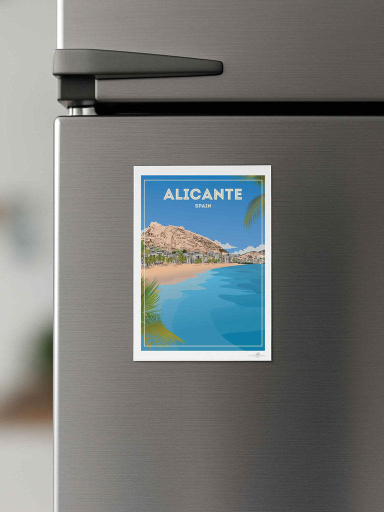 Alicante Spain Travel Poster Print Europe Spain
