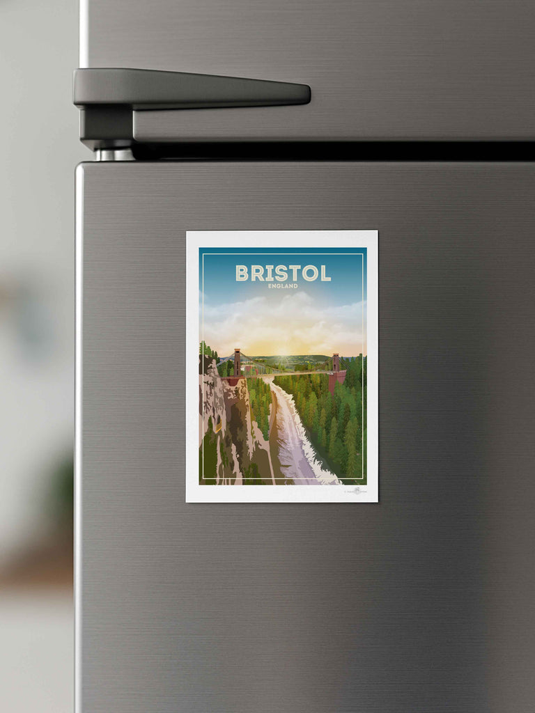 Bristol England Travel Poster Print Bristol England Europe United Kingdom