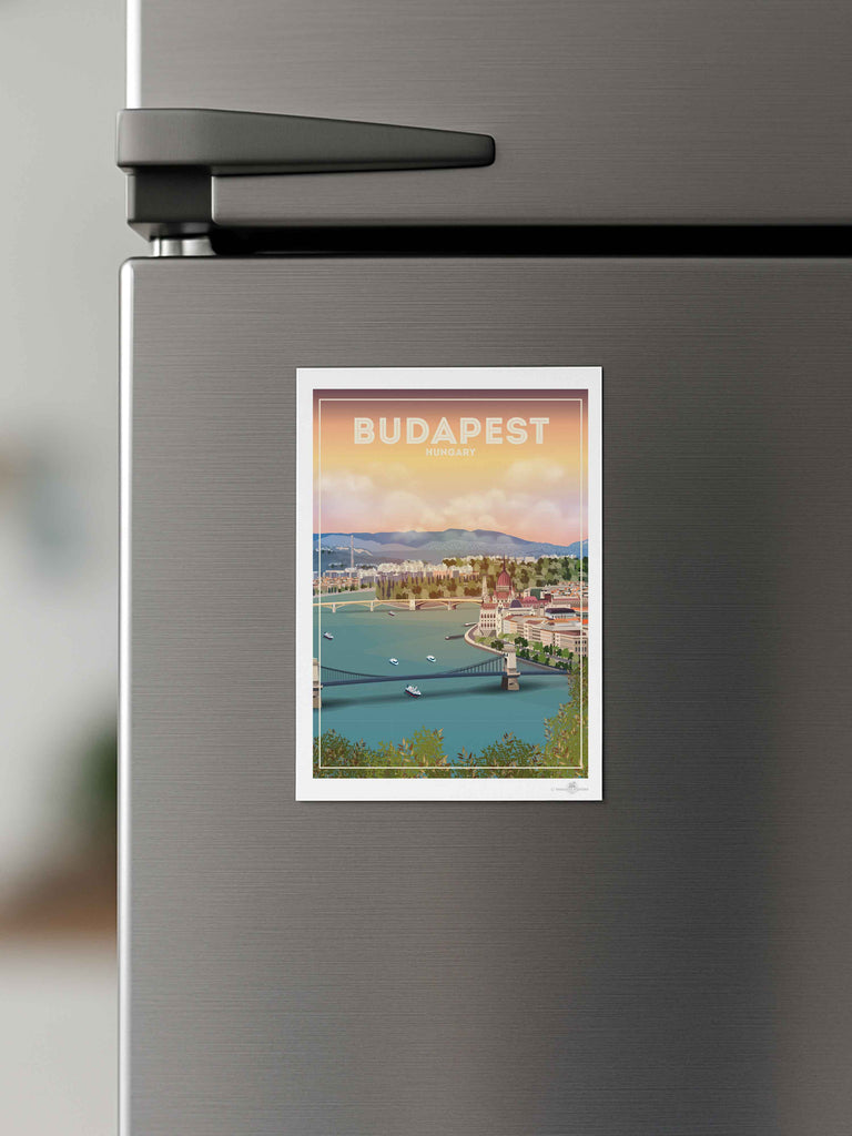 Budapest Hungary Travel Poster Print Budapest hello Hungary