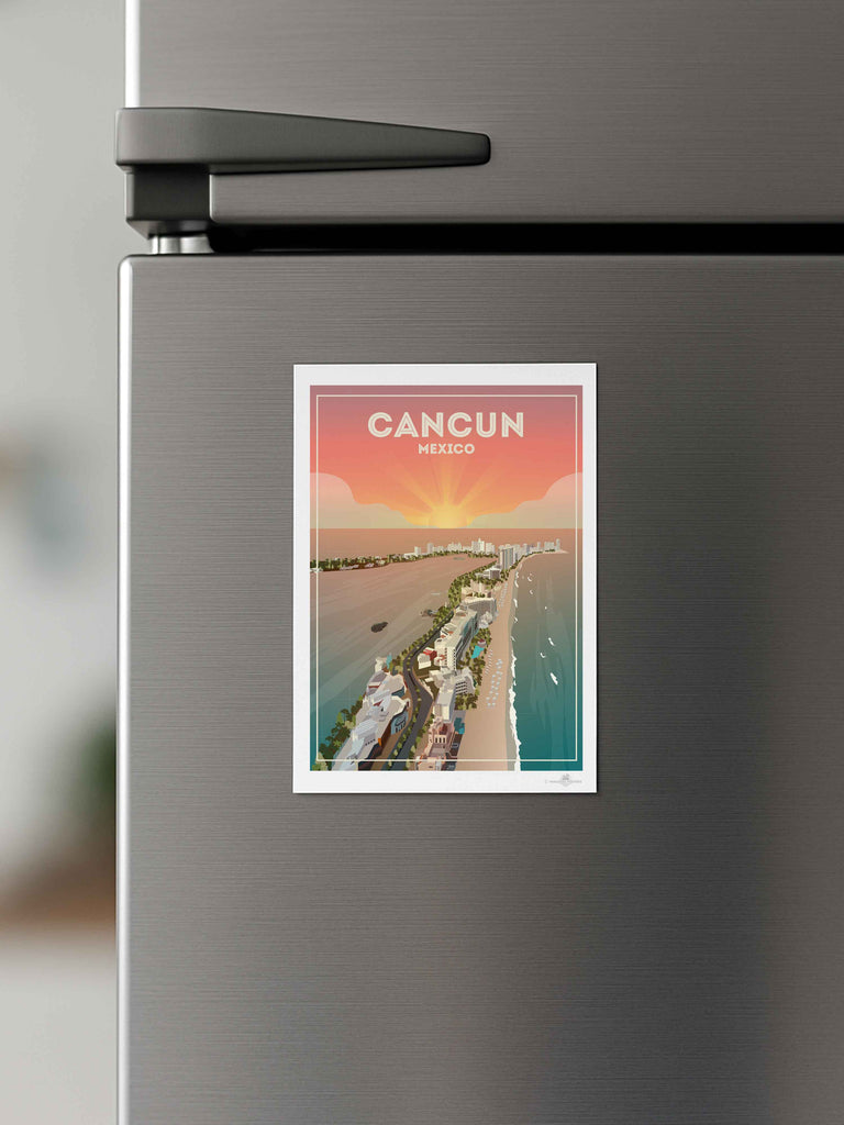 Cancun Mexico Travel Poster Print Cancun Mexico north america
