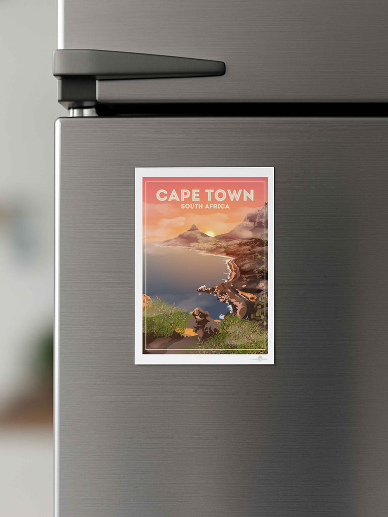 Cape Town Travel Poster Print Africa Cape town South Africa