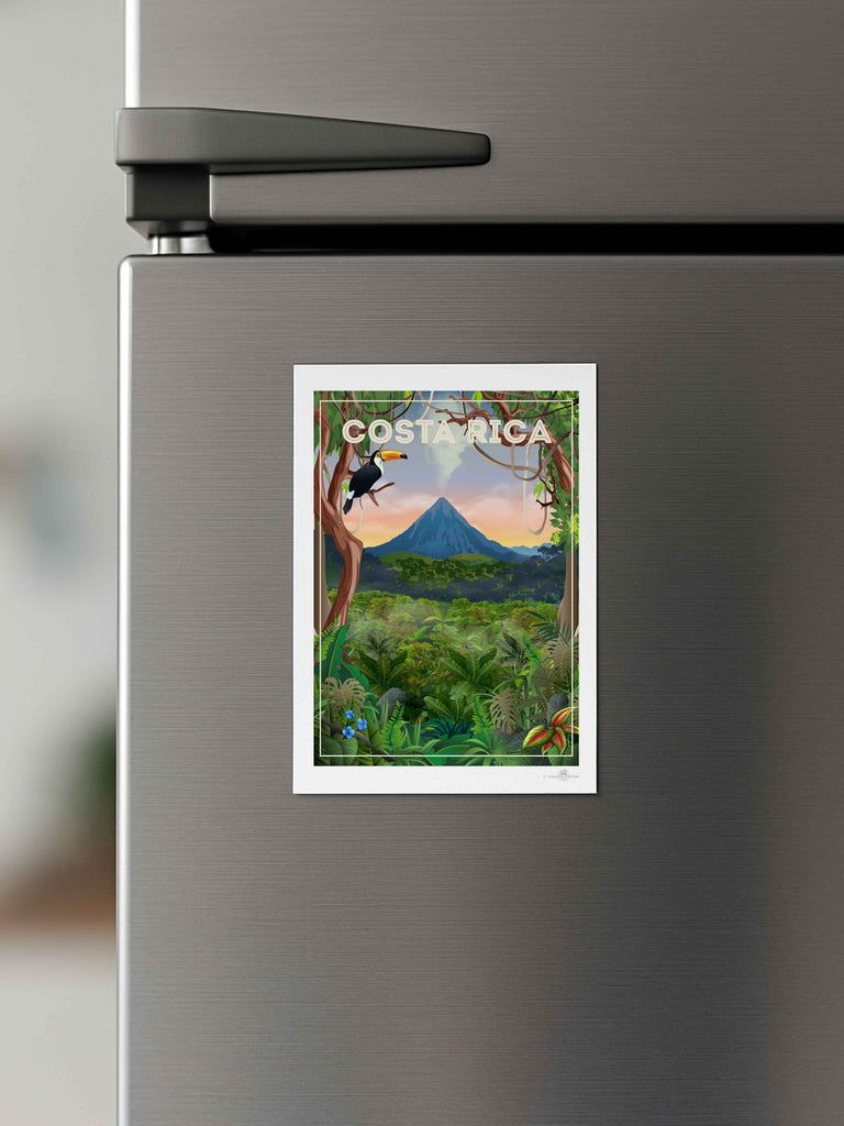 Costa Rica Travel Poster Print Costa Rica north america