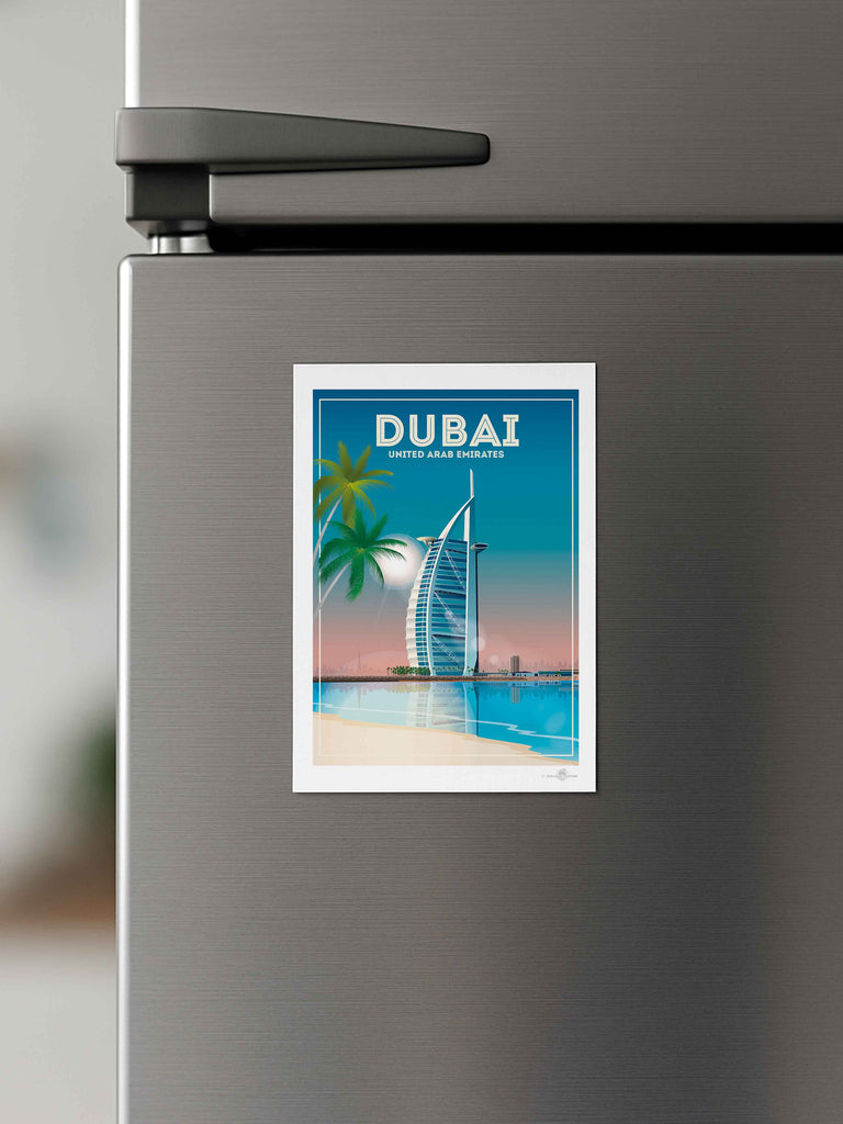 Dubai Travel Poster Print Dubai hello