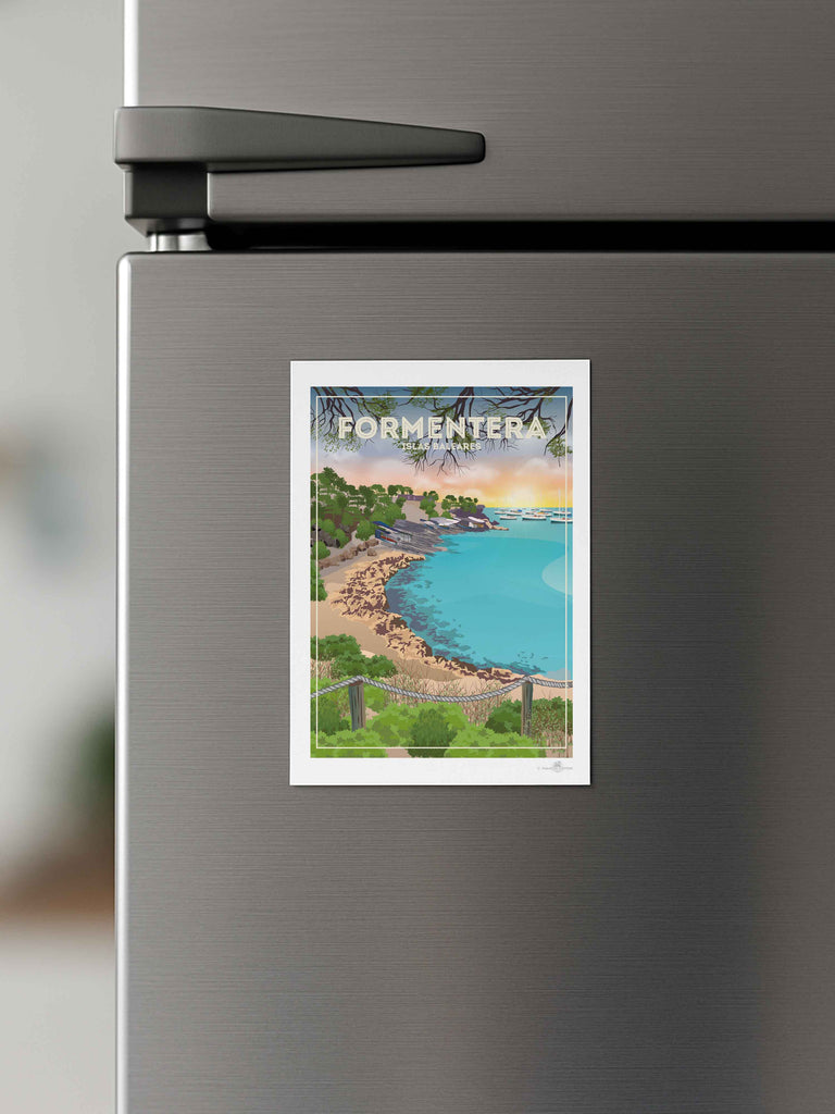 Formentera Travel Poster Print Formentera Ibiza Spain