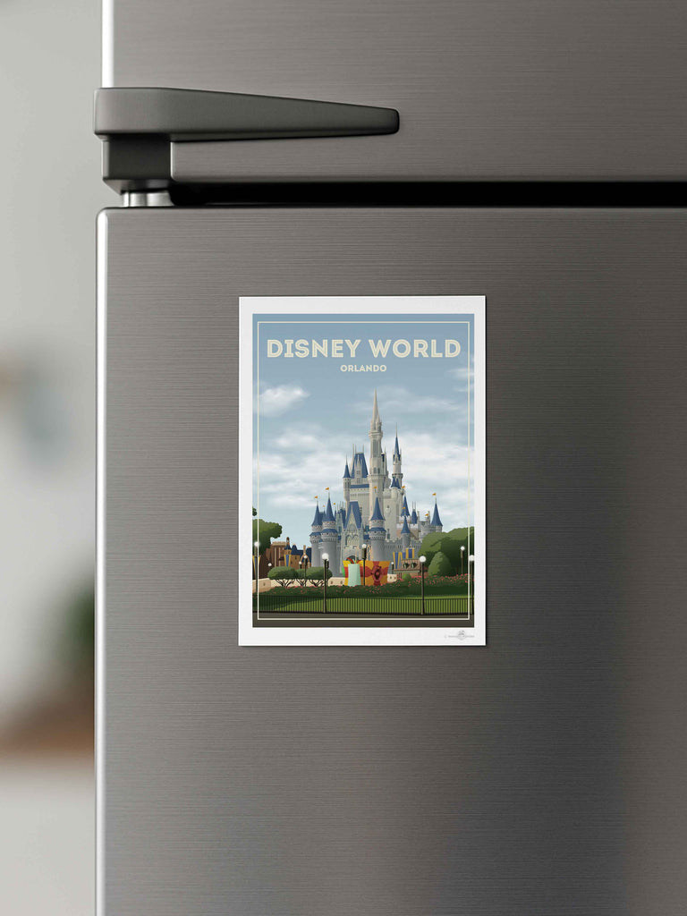 Disney World Orlando Travel Poster Print architecture bedroom-wall-art birthday-present bougainvillea british-brand castle-art classic-design coastal disney-world-poster fairytale-art family-room-decor flowers framed gift-for-travelers hillside houses housewarming-gift mediterranean mojacar mountains muted-colours new nostalgic-poster office-wall-art orlando-art pink premium-print rooftops scenic sky sunlight theme-park-art town travel-memories travel-poster vacation-poster village wedding-gift white