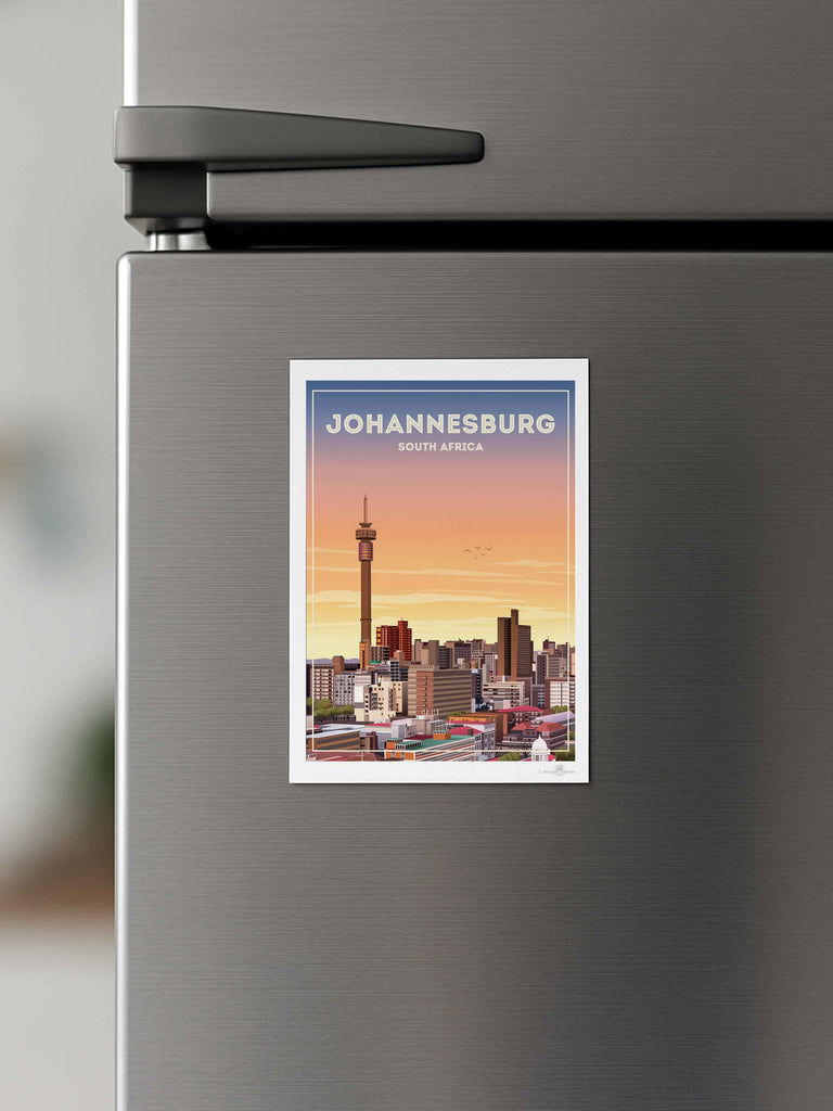 Johannesburg South Africa Travel Poster Print architecture bedroom wall art birthday gift bougainvillea cityscape wall art coastal contemporary art flowers framed hillside houses housewarming gift johannesburg poster living room art mediterranean modern illustration mojacar mountains new office decor pink premium art print rooftops scenic sky South Africa south africa print sunlight sunset skyline art town travel poster travel wall art urban decor village white world cities poster