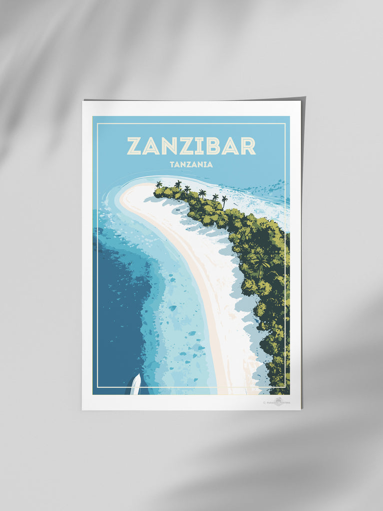 Zanzibar Tanzania Poster Print Africa Island