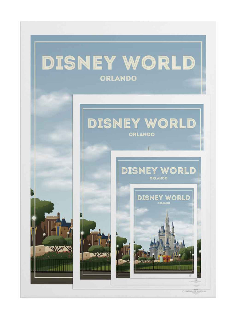 Disney World Orlando Travel Poster Print architecture bedroom-wall-art birthday-present bougainvillea british-brand castle-art classic-design coastal disney-world-poster fairytale-art family-room-decor flowers framed gift-for-travelers hillside houses housewarming-gift mediterranean mojacar mountains muted-colours new nostalgic-poster office-wall-art orlando-art pink premium-print rooftops scenic sky sunlight theme-park-art town travel-memories travel-poster vacation-poster village wedding-gift white