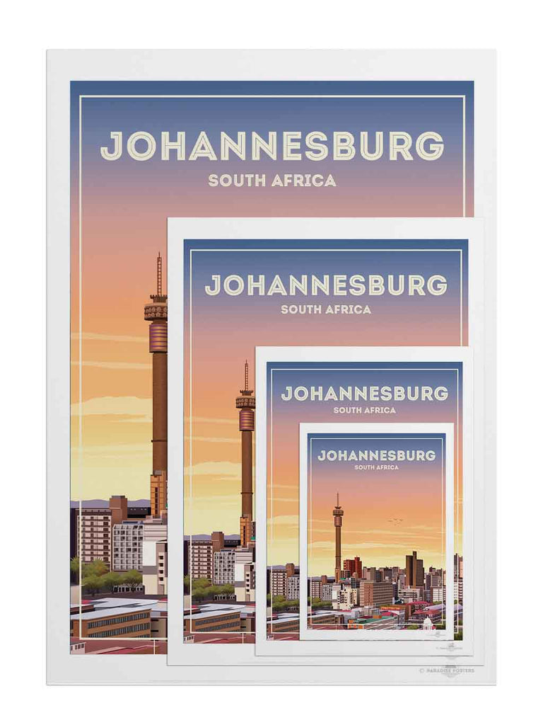 Johannesburg South Africa Travel Poster Print architecture bedroom wall art birthday gift bougainvillea cityscape wall art coastal contemporary art flowers framed hillside houses housewarming gift johannesburg poster living room art mediterranean modern illustration mojacar mountains new office decor pink premium art print rooftops scenic sky South Africa south africa print sunlight sunset skyline art town travel poster travel wall art urban decor village white world cities poster