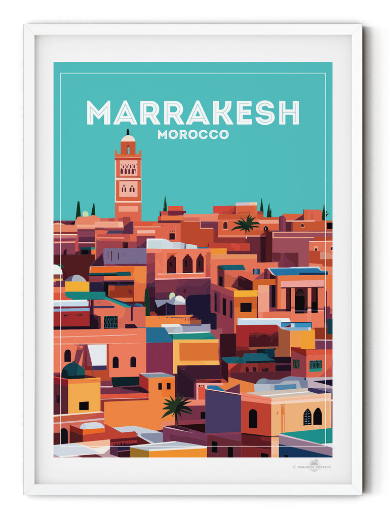 Marrakesh Morocco Poster Print Africa morocco new