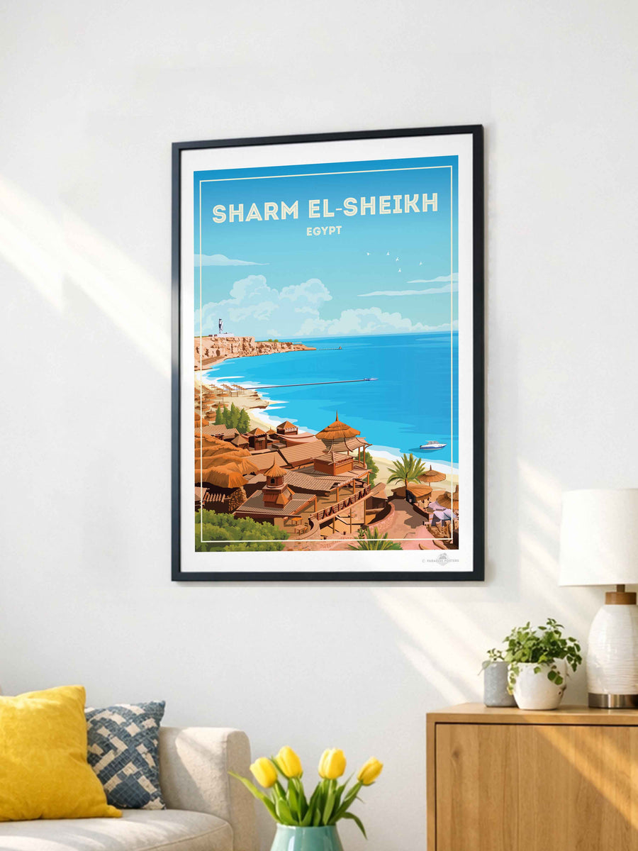 Sharm El-sheikh Egypt Travel Poster Print – Paradise Posters
